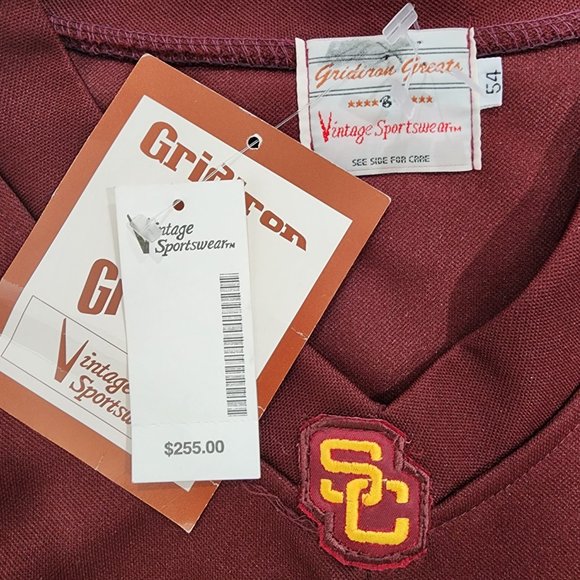 NWT Vintage Sportswear Gridiron Greats Matt Leinart USC Trojans 05 Jersey SZ 54 - Picture 2 of 5